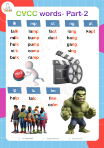 CVCC Words List – Phonics Worksheet for Final Consonant Blends