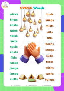 CVCCC Words List – Phonics Worksheet for Final Consonant Clusters